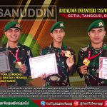 Raih Medali Emas Di Kejuaraan Karate Nasional Dan Internasional, Danyonif 725 : Buktikan Woroagi Selalu Berhasil !