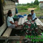 Babinsa Tongkuno Komsos dengan Warga Binaan: Hindari Melaut Apabila Cuaca Ekstrim