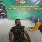 Personil Jajaran Kodim 1412/Kolaka Siap Mendapatkan Vaksinasi Covid -19