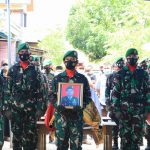 Kodim 1417/Kendari Gelar Upacara Pemakaman Secara Militer Kapten Inf (Purn) La Faida