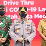 Kapolri dan Panglima Berharap Vaksinasi Drive Thru di Medan Jadi Role Model Wilayah Lain