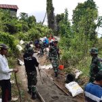 Lancarkan Jalan Usaha Tani di Wilayah Sebagai Bentuk Kemanunggalan TNI dengan Rakyat