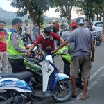 Jaringan Aksi Balap Liar, Sat Lantas Polres Gowa Amankan Ratusan Unit Sepeda moter.