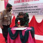 Dandim 1417/Kendari Hadiri Deklarasi Pencanangan Pembangunan Zona Integritas Polres Konawe Selatan