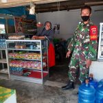 Dimasa Pandemi Covid-19, Babinsa Kodim 1417/Kendari Aktif Memantau Pelaku UMKM