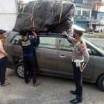 Satlantas Polres Sidrap Pamturlalin Pagi Hingga Tindak Ditempat Kendaran ODOL