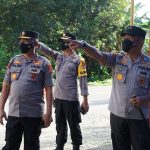 Kunker Ke Pasangkayu, Kapolda Sulbar pastikan Pos Sekat mudik di Sarjo berjalan dengan baik.