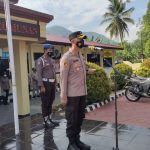 Kapolres Enrekang Pimpin Upacara Kenaikan Pangkat Pengabdian Personel Polres Enrekang