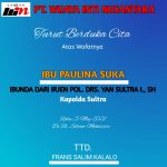 Turut Berduka Cita Kepada Ibunda Kapolda Sultra,Irjen Pol Drs.Yan Sultra Indrajaya,SH