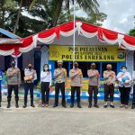 Kapolres Enrekang Monitoring Pos Pelayan Operasi Ketupat 2021, Sekaligus Beri Suplemen kepada Personel Pos Pelayanan