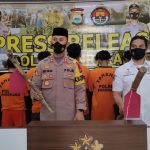 Polres Enrekang Gelar Press Release Pelaku Perkelahian Antar Kelompok, 15 Orang Berhasil Diamankan.