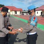 Karena Ketelitiannya, Briptu Zaeni Fajar Mengdapatkan Reward Kapolres Pasangkayu.