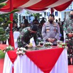 Kompak, Panglima dan Kapolri Kunjungi Lembaga Pendidikan TNI dan Polri