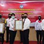 Com-8 TRC PPA dan Sekjen KOMNAS PA Berikan Penghargaan Kepada Kapolres Purbalingga