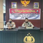 Tingkatkan Kemampuan Personel, Polres Sinjai Gelar Pelatihan DVD Fungsi Samapta