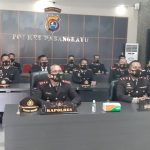 Kapolres Pasangkayu dan PJU, Ikuti Upacara Hari Lahirnya Pancasila Secara Virtual.