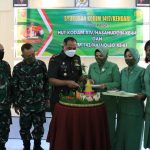 Kodim 1417/KDI Gelar Syukuran Sederhana Dalam Rangka HUT Kodam XIV/HSN ke-64 dan Korem 143/HO ke-61