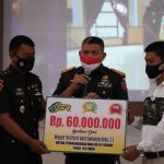 HUT Korem 143, Mayjen TNI (Purn) Andi Sumangerukka Bantu Bangun Yonif 725