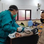 Menyambut Hari Bhayangkara Ke-75, Polres Enrekang Gelar Donor Darah