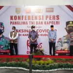 Panglima TNI dan Kapolri Tinjau Vaksinasi di Pabrik Sukuntex dan Pura Terban Kudus Dukung Program 1Juta Sehari