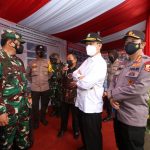 Berkunjung ke Kelurahan Cilangkap, Panglima dan Kapolri Apresiasi Peran 4 Pilar Tekan Kasus Corona