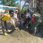 Warga anspirasi TNI dengan POLRI dalam bekerja, Tuntaskan pembangunan mesjid Al-Muhajirin