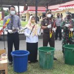 Kapolres Pasangkayu Release  Pemusnahan BB 6 Bulan Terakhir di Baruga Panalungan.