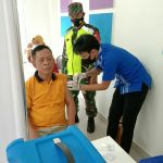 Babinsa Kodim Kendari Laksanakan Pendampingan Vaksinasi Covid-19 Untuk Warga Binaan