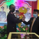 Kapolres Pasangkayu Terima Kunci Rumdis Secara Simbolis dari Bupati Pasangkayu.