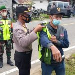 Sebanyak 57 Orang Terjaring Dalam Operasi Yustisi Di Pasar Tampaure.