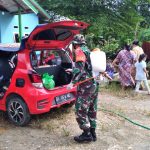 Cegah Covid-19, Babinsa Wawotobi Lakukan Penyemprotan Disinfektan