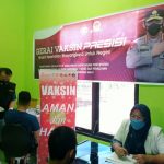 Meskipun Hari Libur Polres Sinjai Tetap Maksimalkan Vaksinasi di Gerai Vaksin Presisi