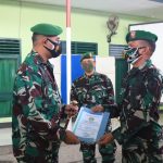 Dandim Pimpin Upacara Serah Terima Jabatan Kepala Staf Kodim 1417/Kendari