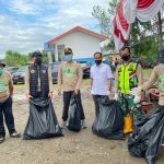 Kapolres Sinjai Terjun Langsung Aksi Peduli Sampah Rangkaian Hari Lingkungan Hidup 2021