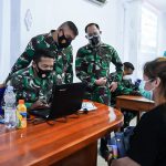 Sukseskan Program Pemerintah, Korem 143/HO Gelar Serbuan Vaksinasi TNI di Sultra