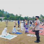 Sebelum Shalat Idul Adha 1442H, Kapolres Enrekang Pastikan Pelaksanaan Prokes