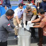 1,7 Kg sabu dimusnahkan, Polda Sulteng selamatkan masyarakat 14.217 orang