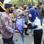 Tinjau Posko Pasar Modern BSD, Kapolri Ingin Prokes Ditegakan Guna Menurunkan Level PPKM