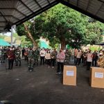 Panglima TNI dan KapolriTinjau Pelaksanaan Isolasi Terintegrasi (Isoter) di Asrama Haji Sudiang Makassar.