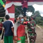 Sosialisai Protkes dan Pembagian Masker, Babinsa Laksanakan Patroli di Wilayah Binaan