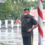 Harmoni Korsik Ajenrem 143/HO Iringi Upacara HUT ke 76 RI Di Wilayah Sultra