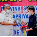 Apriyani Rahayu pulang Kampung,Gubernur Sultra Memberikan Apresiasi Atas Prestasinya.