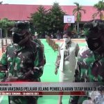 YAYASAN KARTIKA JAYA KOREM 143/HO LAKUKAN VAKSIN MURID SMP KARTIKA XX-6 DAN SMA KARTIKA XX-2 KENDARI