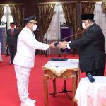 Rusman – Bahrun resmi Menjabat Bupati dan Wakil Bupati Muna Periode 2021 – 2026