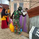 Sinergi Anggota Satgas Pra TMMD 112 Bersama Mahasiswa KKN