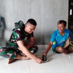 Kopi Panas Jadi Sarana Hangatkan Hubungan Warga dan Personel TMMD