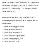 Surat Konfirmasi Dan Pernyataan Kepada Rekan Sejawat -Pemilik Media Se-Sultra