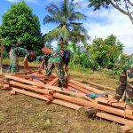 Kegigihan Satgas TMMD Ciptakan Kebahagiaan Bapak Agus