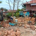 Satgas TMMD 112 Kodim 1417/Kendari Fokus Pembangunan Pondasi Rumah