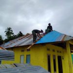 Tak Kenal Lelah, Meski Hari Libur Satgas TMMD Tetap Semangat Bekerja